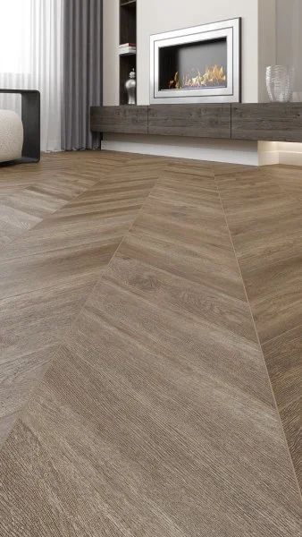 Кварц-виниловая плитка Alpine Floor Chevron Макадамия ECO 20-5 (2,5 мм. 43 класс) в Томске