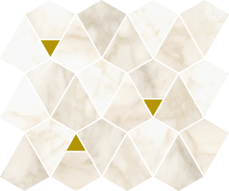 Керамогранит Italon Этернум Каррара Мозаика Вертекс 25.8х30 (Натуральная) в Томске