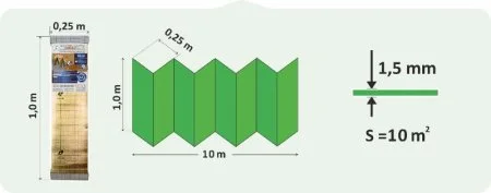 Подложка Солид 1,5мм для LVT ANTI SLIP (10м2) в Томске