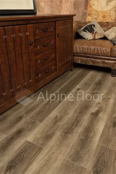 Кварц-виниловая плитка Alpine Floor Premium XL Дуб Коричневый ЕСО 7-9, 8 мм. 43 класс в Томске