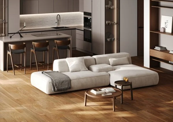 Паркетная доска Quartz Parquet Классик 5 мм Дуссия Африканская 550-63 в Томске