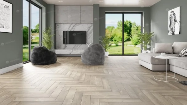 Кварц-виниловая плитка Alpine Floor Parquet Дуб Натуральный Отбеленный ЕСО 16-5 2.5 мм. 43 класс в Томске