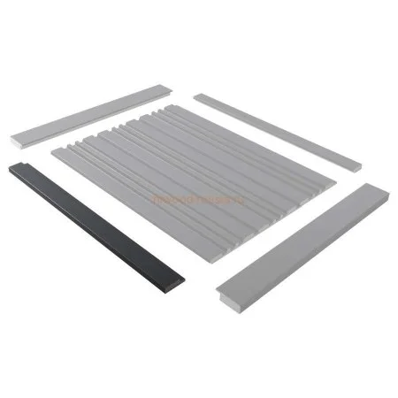 Финишный молдинг LF124A GR3 правый декорированный (42х12х2700мм) в Томске