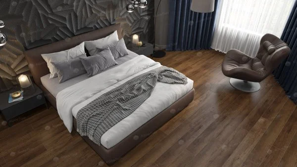 Кварц-виниловая плитка Alpine Floor Premium XL Дуб Шоколадный ЕСО 7-18, 8 мм. 43 класс в Томске