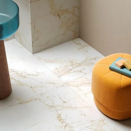 Керамогранит Coliseum Канова Уайт 60х60 (Натуральный и Реттифицированный) в Томске