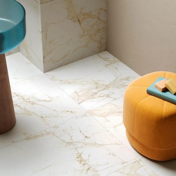 Керамогранит Coliseum Канова Уайт 60х120 (Натуральный и Реттифицированный) в Томске