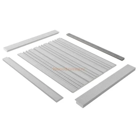 Финишный молдинг LF124B S339S левый декорированный (31х12х2700мм) в Томске