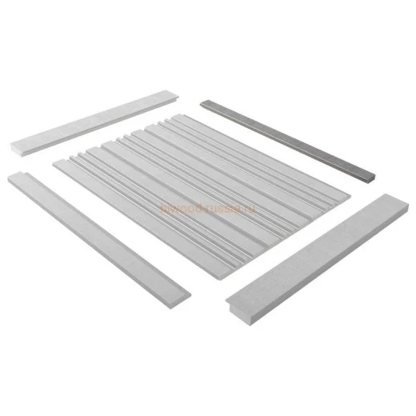 Финишный молдинг LF124B S339S левый декорированный (31х12х2700мм) в Томске