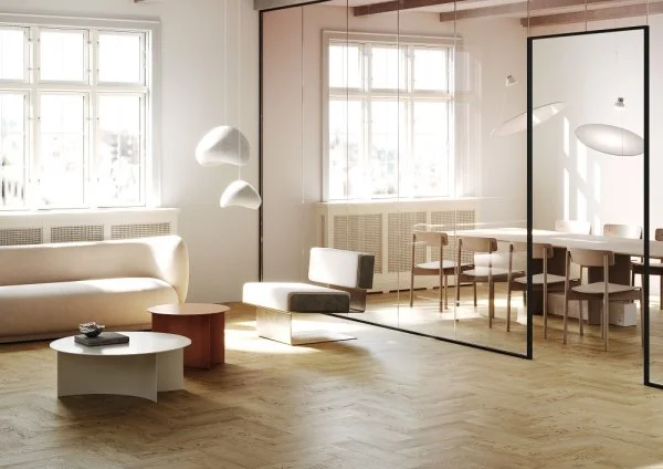 Кварц-виниловая плитка Fargo Herringbone 44-5003-4 Дуб Неаполь в Томске