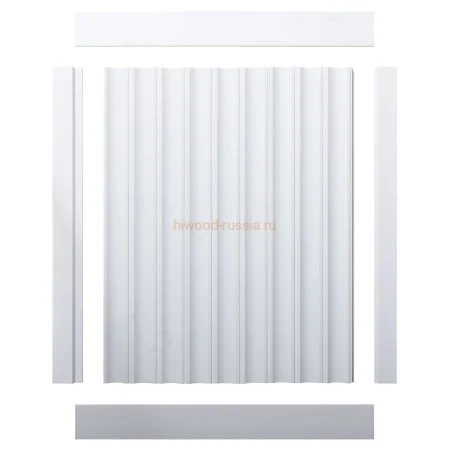 Финишный молдинг LF124A NP правый белый (42х12х2700мм) в Томске