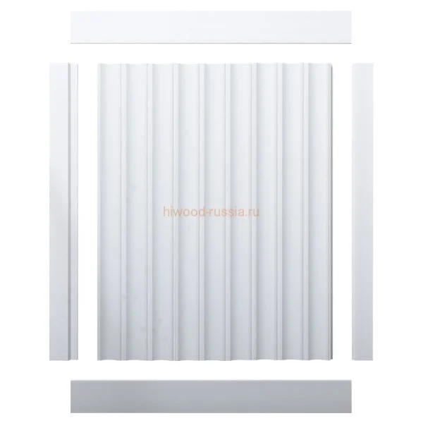 Финишный молдинг LF124A NP правый белый (42х12х2700мм) в Томске