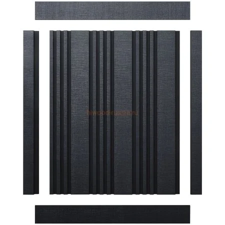 Финишный молдинг LF124B BK114K левый декорированный (31х12х2700мм) в Томске