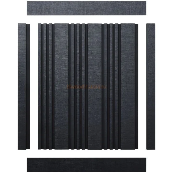 Финишный молдинг LF124B BK114K левый декорированный (31х12х2700мм) в Томске