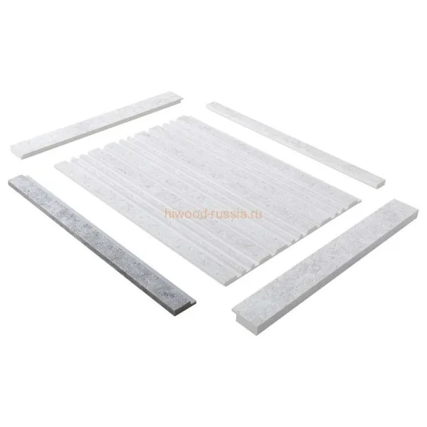 Финишный молдинг LF124A W50 правый декорированный (42х12х2700мм) в Томске