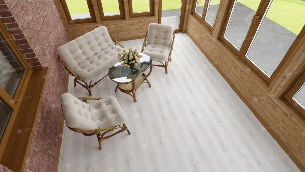 Каменно-полимерная плитка Alpine Floor Classic Дуб Выбеленный ECO 182-8, 4мм 43 класс в Томске