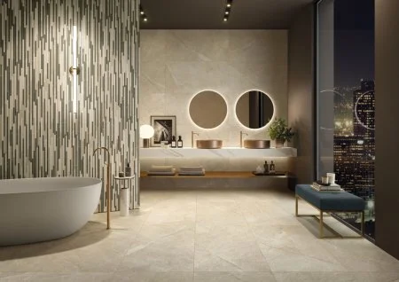 Керамогранит Italon Метрополис Вставка Стрип Ворм 26х75 (Натуральная) в Томске