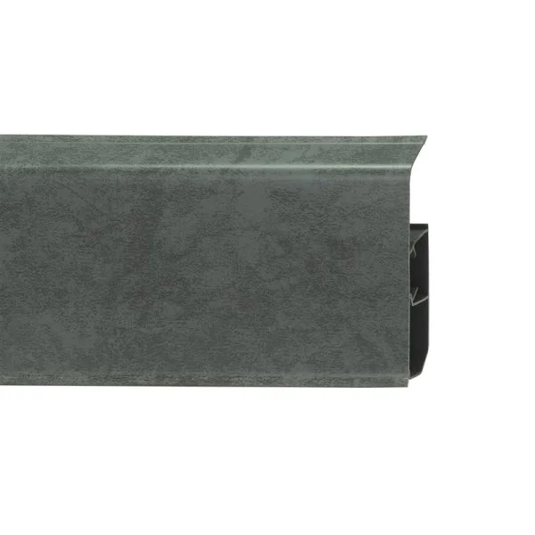 Пластиковый плинтус Royce №340 Мрамор Тёмный (80х24х2200мм) в Томске