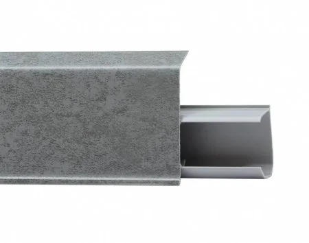 Пластиковый плинтус Royce №551 Грей (55х23х2200мм) в Томске