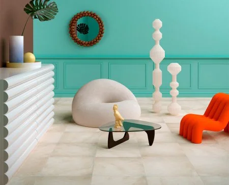 Керамогранит Coliseum Ривьера Уайт 60х60 (Натуральный и Реттифицированный) в Томске