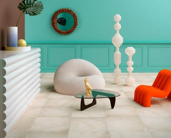 Керамогранит Coliseum Ривьера Уайт 60х60 (Натуральный и Реттифицированный) в Томске