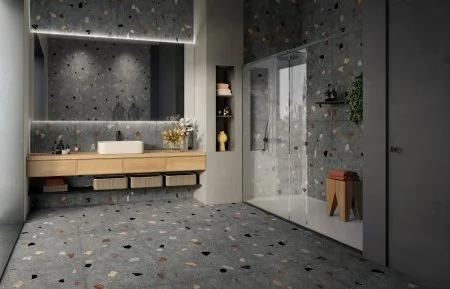 Керамогранит Coliseum Палладио Блэк 60х120 (Натуральный и Реттифицированный) в Томске