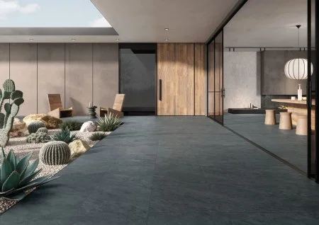 Керамогранит Vitra QuarStone Антрацит 60х60 (Натуральная и Реттифицированная) в Томске