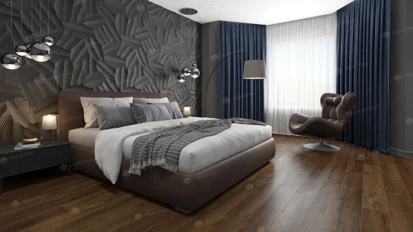 Кварц-виниловая плитка Alpine Floor Premium XL Дуб Шоколадный ЕСО 7-18, 8 мм. 43 класс в Томске