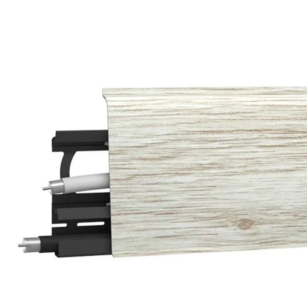 Плинтус пластиковый Arbiton INDO70 135 Дуб Платиновый 2,5 м в Томске