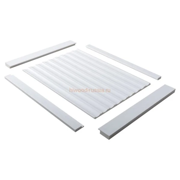 Финишный молдинг LF124A NP правый белый (42х12х2700мм) в Томске