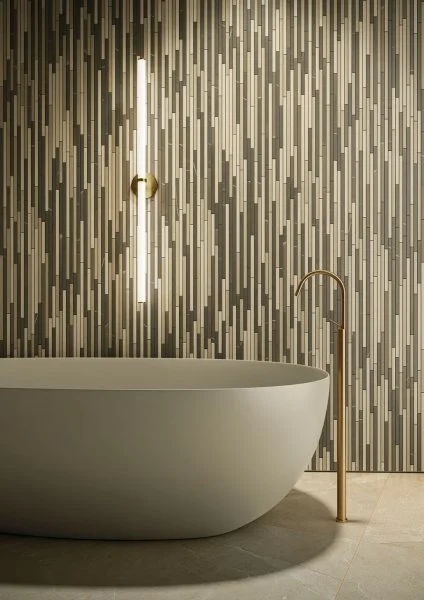 Керамогранит Italon Метрополис Вставка Стрип Ворм 26х75 (Натуральная) в Томске