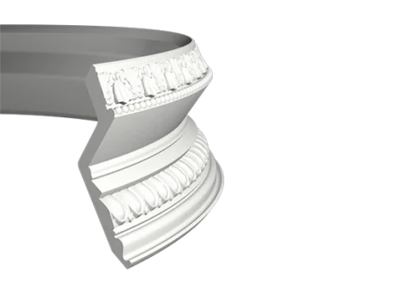 Карниз Европласт 1.50.137 гибкий 2,0 м в Томске