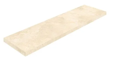 Керамогранит Coliseum Аурелия Уайт Ступень угловая левая (Натуральный, 33х120) в Томске