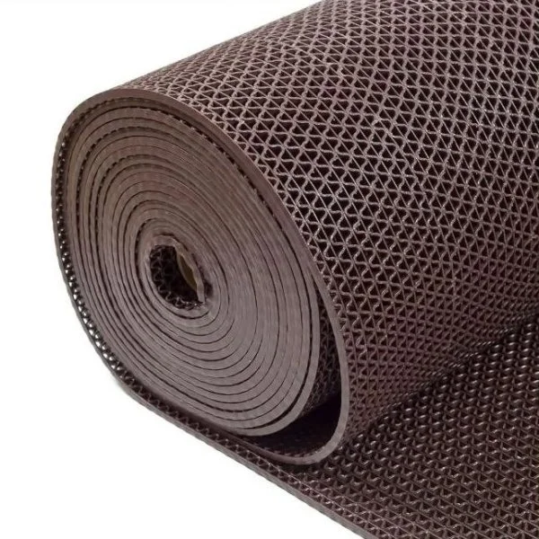 Грязезащитное рулонное покрытие ЗигЗаг Коричневый 4,5 мм (0,9 м) Китай в Томске