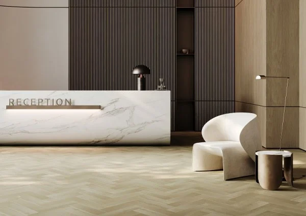 Кварц-виниловая плитка Fargo Herringbone 44-653-41 Дуб Атлантик в Томске