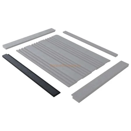 Финишный молдинг LF124A BK114K правый декорированный (42х12х2700мм) в Томске