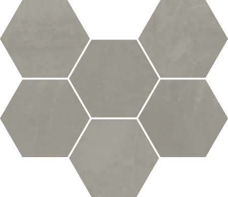 Керамогранит Italon Континуум Айрон Мозаика Гексагон (Натуральная 25х29) в Томске