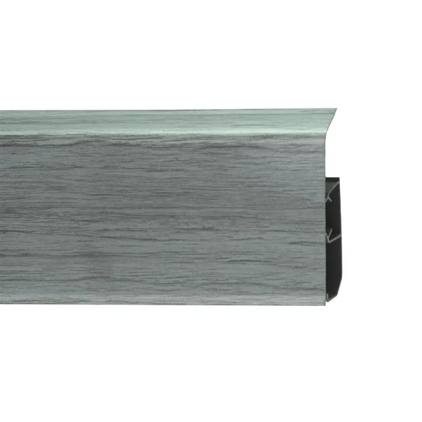 Пластиковый плинтус Royce №333 Серебристый Жемчуг (80х24х2200мм) в Томске