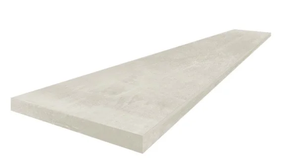 Керамогранит Coliseum Экспо Уайт Ступень угловая левая (Натуральный, 33х60) в Томске