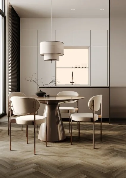 Кварц-виниловая плитка Fargo Herringbone 44-4105-12 Дуб Ванкувер (Градиент) в Томске