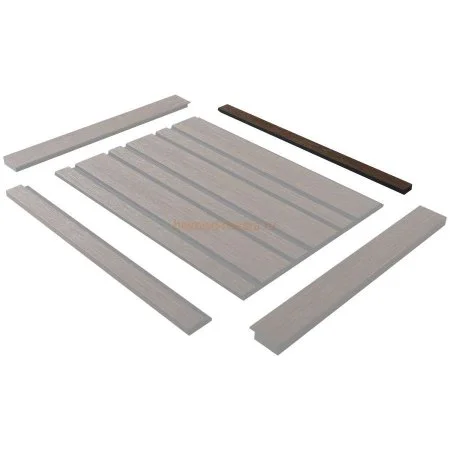 Финишный молдинг LF124B BR396K левый декорированный (31х12х2700мм) в Томске