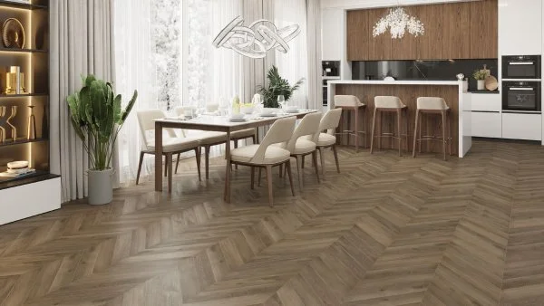 Кварц-виниловая плитка Alpine Floor Chevron Дуб Насыщенный ECO 20-4 (2,5 мм. 43 класс) в Томске