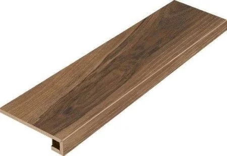 Керамогранит Italon Мезон Волнат ступень угловая правая 330*1200 в Томске