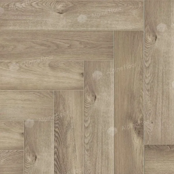 Кварц-виниловая плитка Alpine Floor Parquet Дуб Натуральный Отбеленный ЕСО 16-5 2.5 мм. 43 класс в Томске