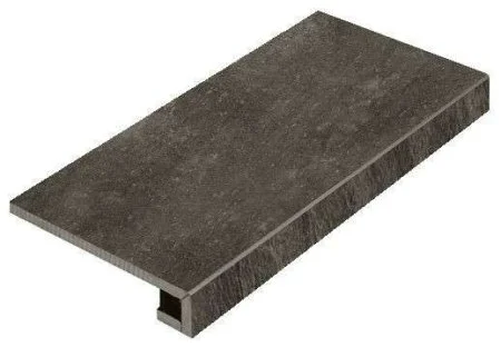 Керамогранит Italon Клаймб Графит ступень угловая правая 33х60 в Томске