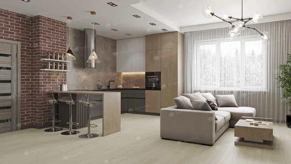 Каменно-полимерная плитка Alpine Floor Solo Plus Ленто ЕСО 14-501, 4 мм, 43 класс в Томске