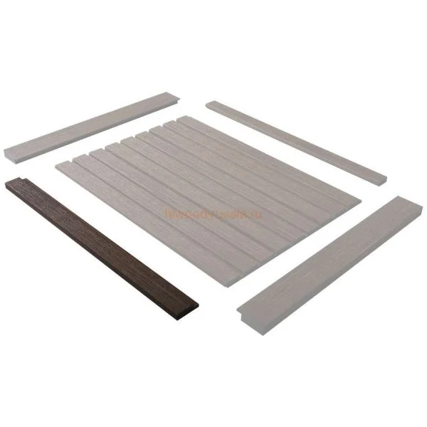 Финишный молдинг LF124A BR396 правый декорированный (42х12х2700мм) в Томске