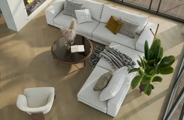 Паркетная доска Quartz Parquet Английская Ёлка Дуб Шампань 33-414 в Томске