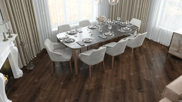 Каменно-полимерная плитка Alpine Floor Real Wood Дуб Мокка ECO 2-2, 6 мм 43 класс в Томске