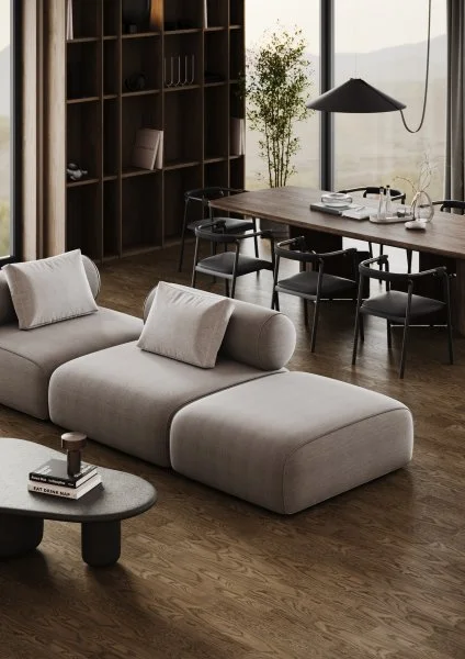 Паркетная доска Quartz Parquet Штучный паркет Дуб Брауни 44-413 в Томске