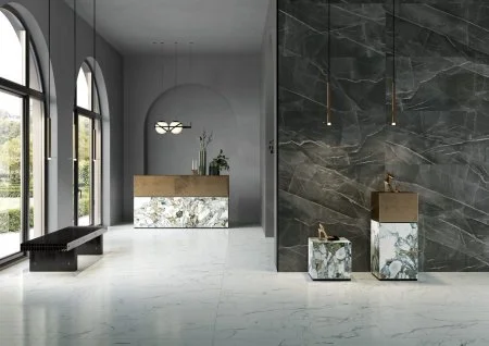 Керамогранит Vitra SityMarble Калакатта Блэк 60х120 (Лаппатированная и Реттифицированная) в Томске